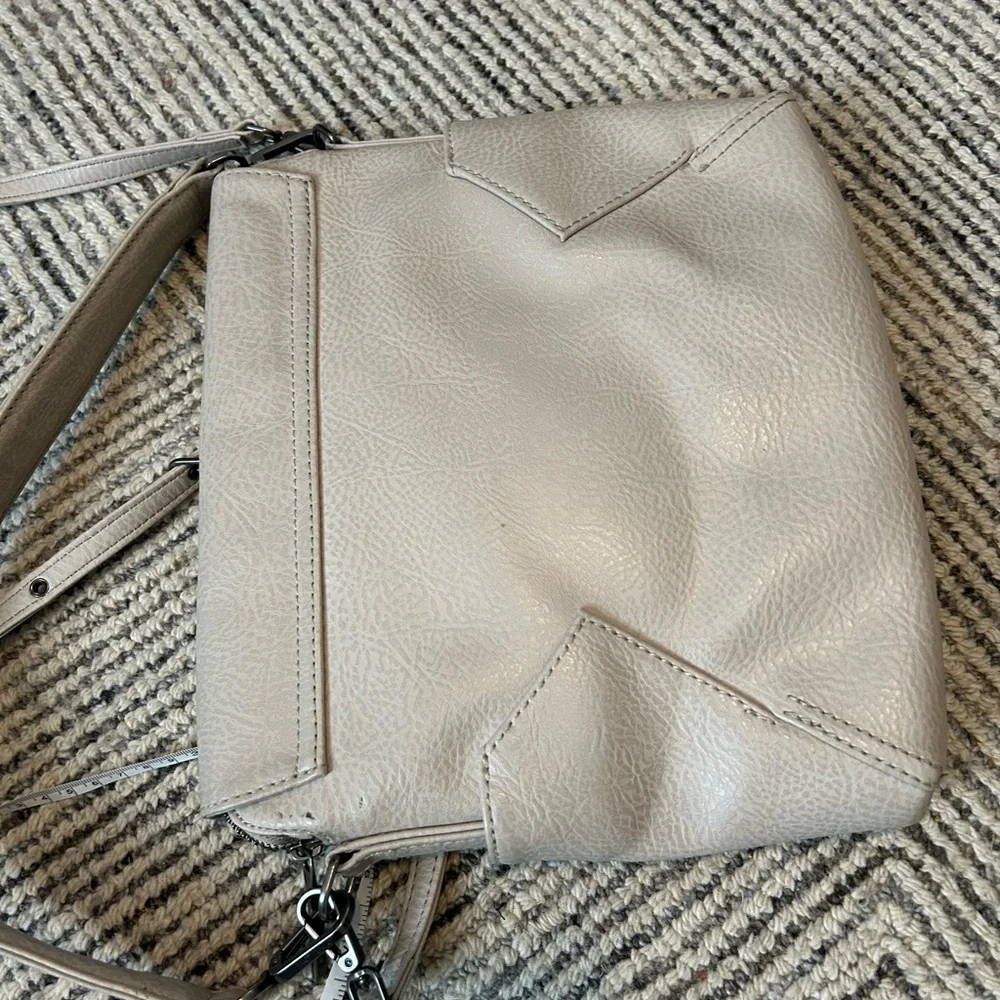 Matt & Nat Beige Crossbody Bag Vegan Leather Purse